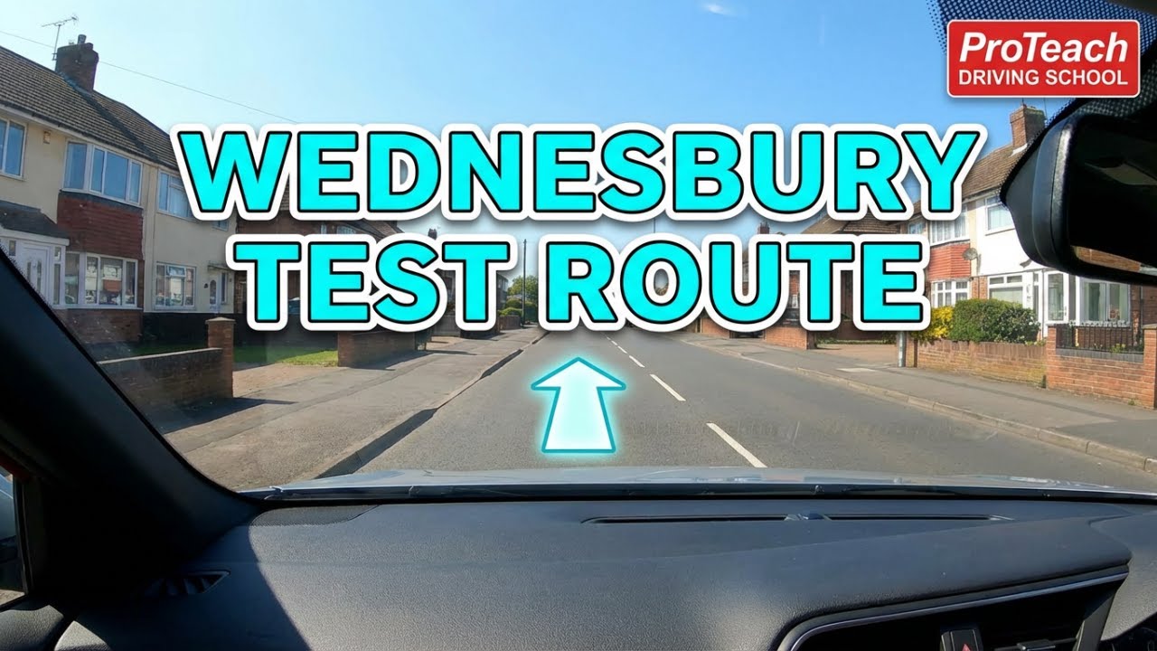 Driving test routes Wednesbury 7; just another route you could face on a driving test.