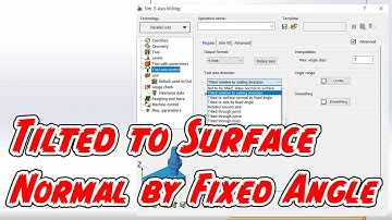 Tilted to Surface Normal by Fixed Angle