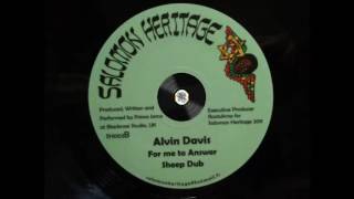 Alvin Davis ‎– For Me To Answer – B1