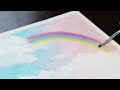 Beautiful pastel sky / Acrylic Painting for Beginners