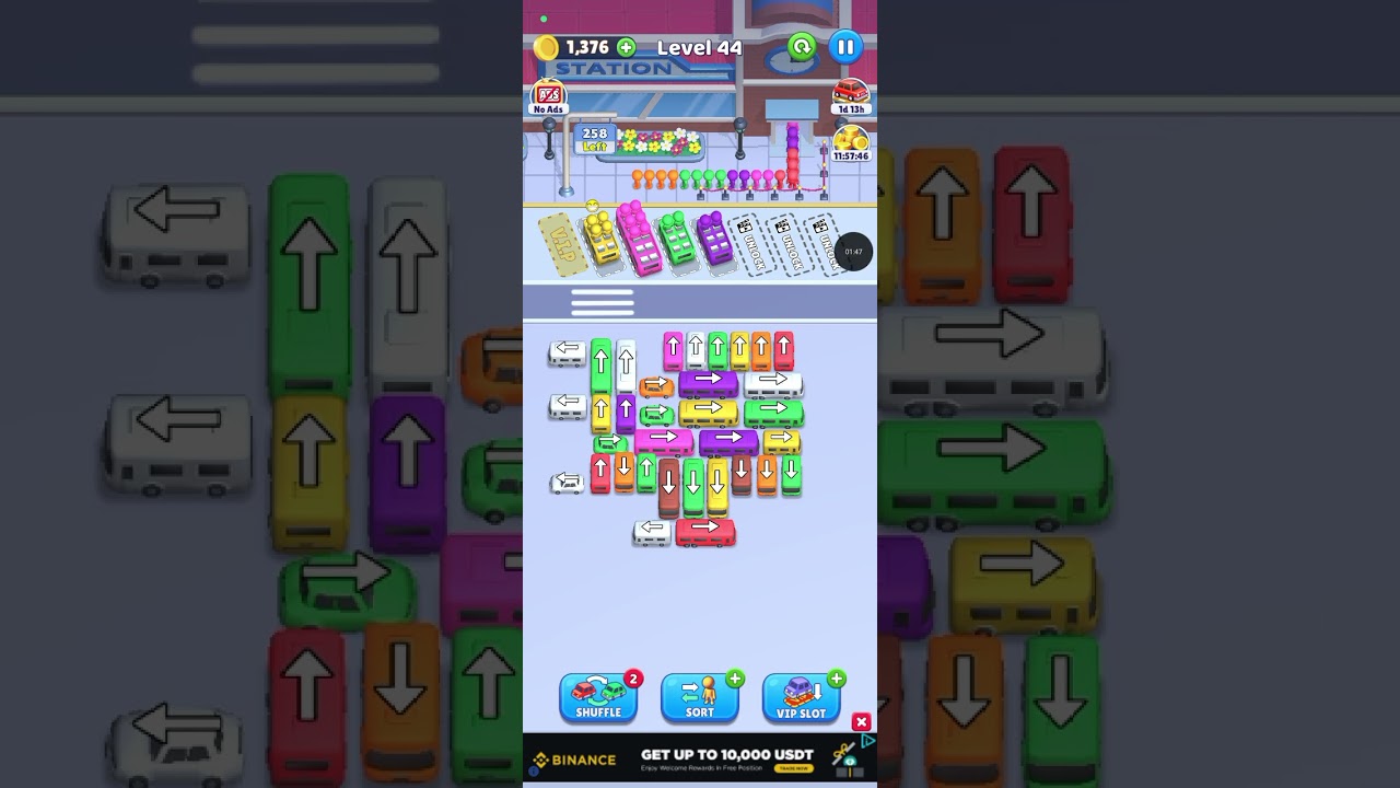 44 Level Bus craze Traffic jam puzzle game 2025 - YouTube