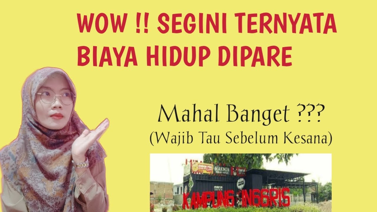 Biaya Hidup di Pare - Mahal Banget ?