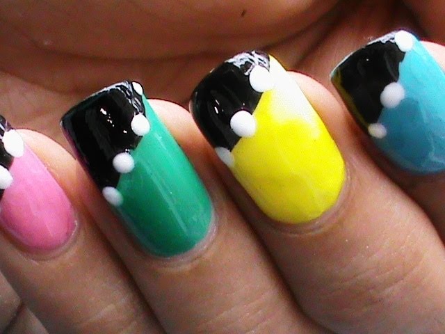 No Tools Nail Art Tutorial. I show 5 easy, but cute nail art designs using  only a nail polis… | Simple nail art designs, Nail art designs diy, Nail  designs tutorial