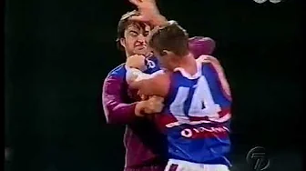 1999 Semi Final - Brisbane v Footscray news report. Des Dowling.
