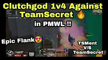 ClutchGod 1v4 Against Team Secret