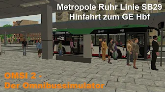 Omsi 2 Metropole Ruhr Linie SB29 Hinfahrt zum Gelsenkirchen Hbf SU 12 IV LE thumbnail