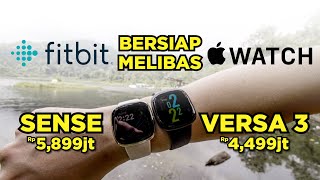 PRODUCT BATTLE: FITBIT SENSE VS FIBIT VERSA 3 | APPLE WATCH KILLER? REVIEW BAHASA INDONESIA