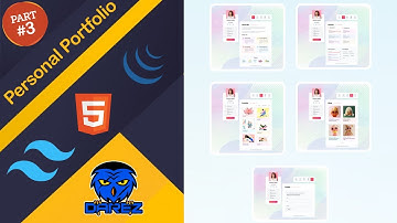 Tailwind CSS Personal Portfolio Template, Part3