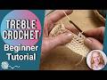 How to Crochet the Treble Stitch UK (Double Crochet US)