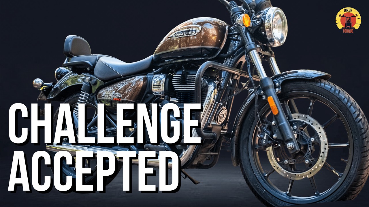 Royal Enfield Meteor 350. Can it keep up with the big bikes? - YouTube
