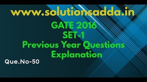 DLD | Boolean Algebra  | CS GATE PYQs | GATE 2016 Set-1 Solutions | Solutions Adda | Q50 | GATE 2022