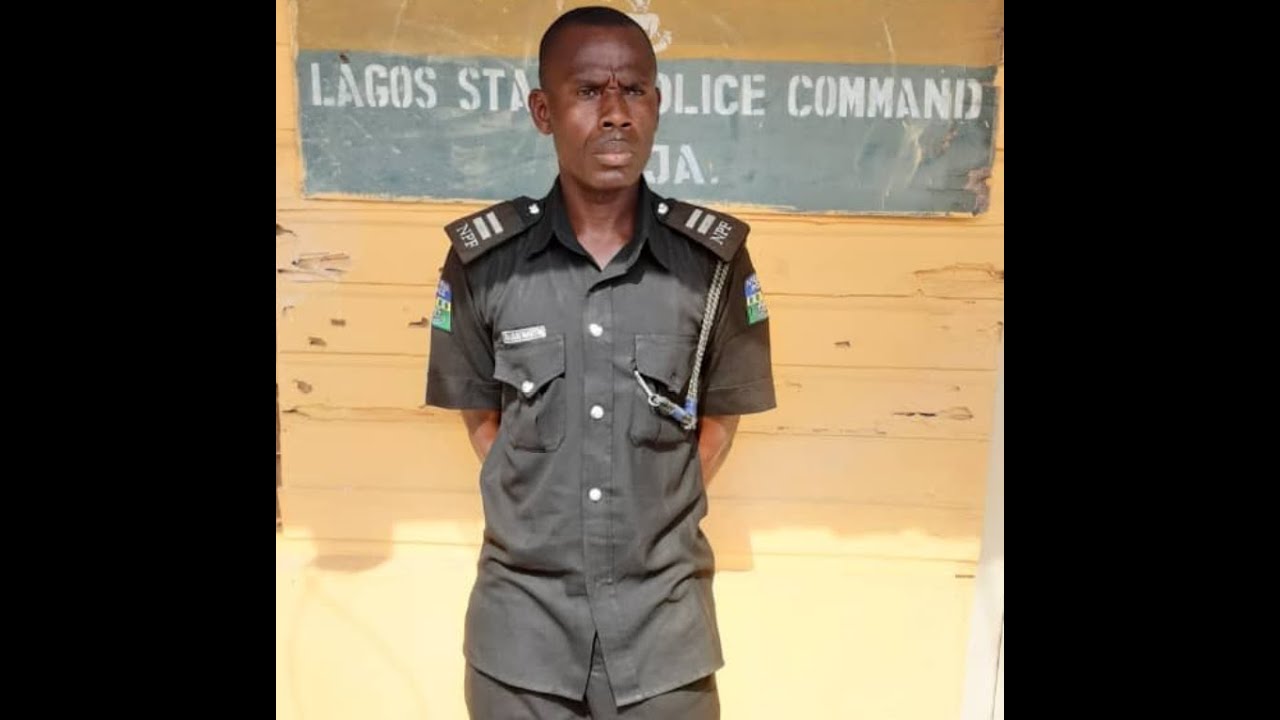 Lagos Police Officer Caught On Video Counting Money He Extorted From Motorist Arrested Taloju Martin