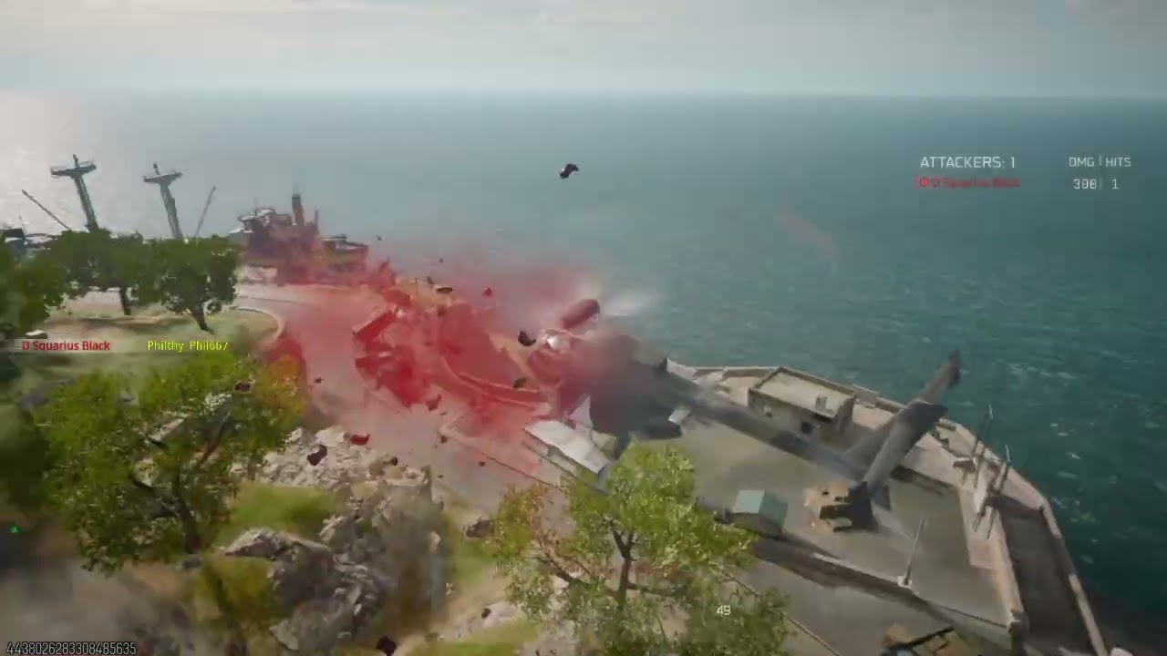 Call of Duty® helicopter meat