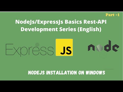 Node Js installation on Windows 10 || Node Js basic series || #1