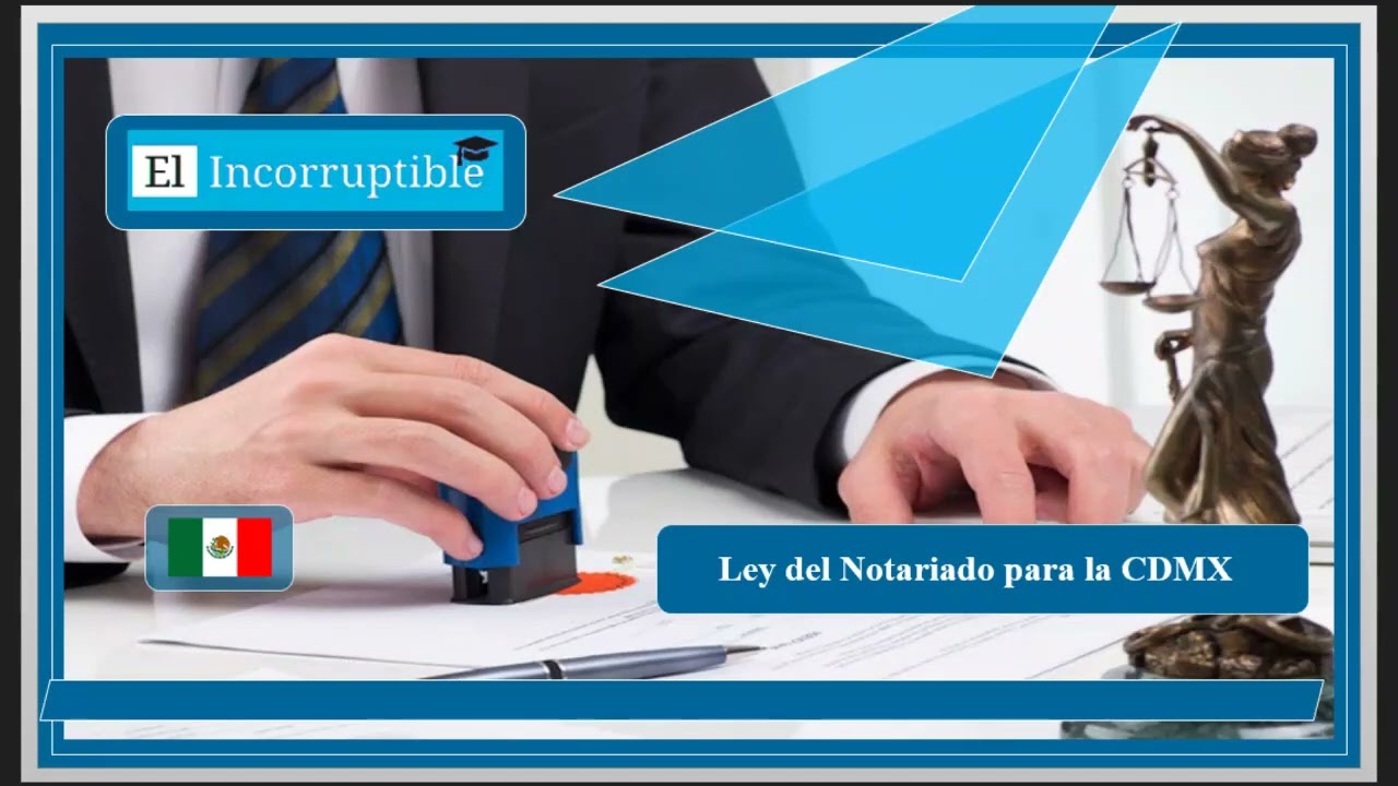 👩🎓 👨🎓 Ley del Notariado para la Ciudad de México - ultima reforma ✒️ 📖 😊