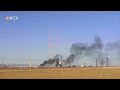 Smoke rising from oil field in Syria's Qamishli due to Turkish strike