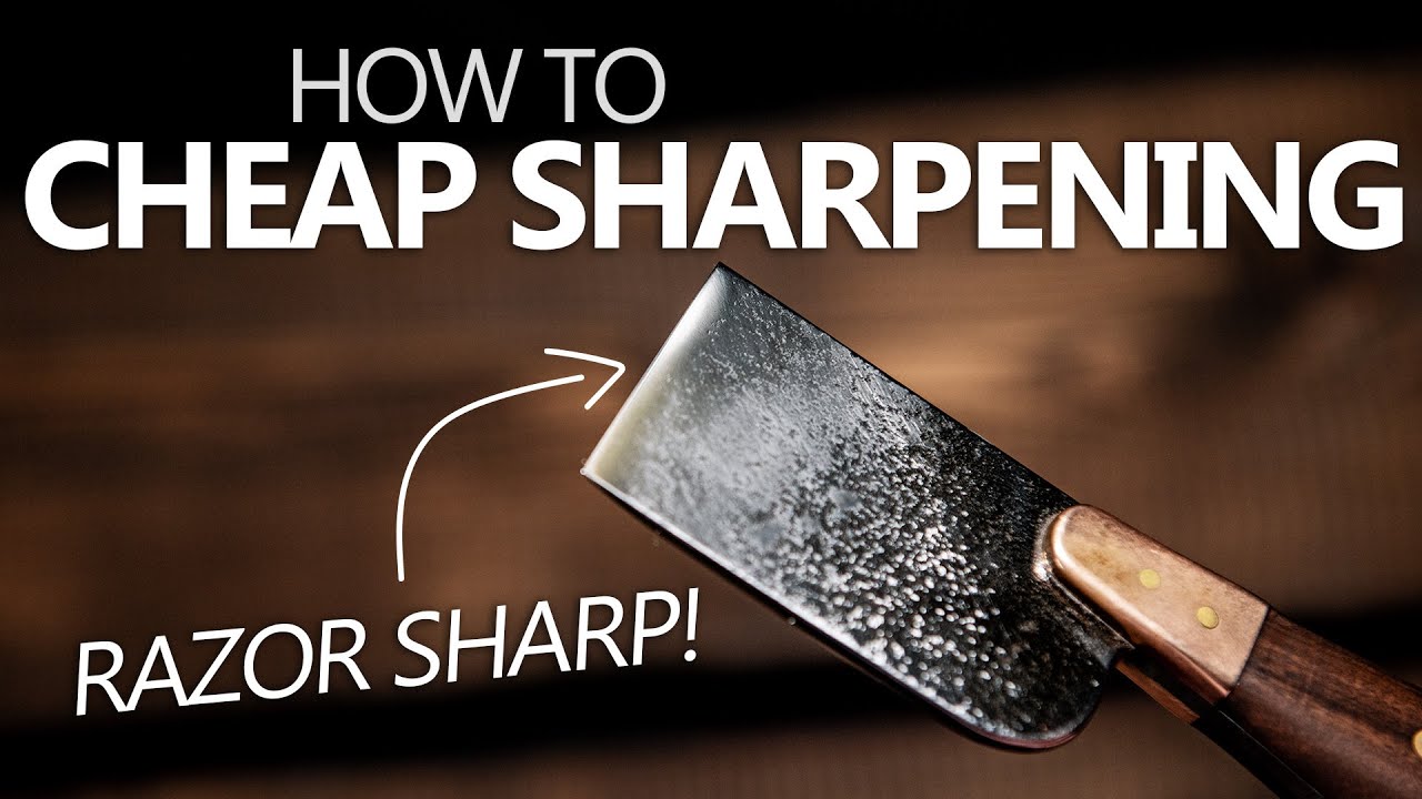 Scary Sharp How To Sharpen Leather knife / Scary Sharp - cheap Sharpening Method ...