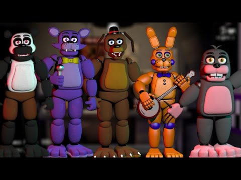 Nightmare at Charles Remastered - All Animatronics. Все аниматроники. # ...