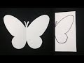 Comment faire un papillon en papier  papillon en papier facile  conception de papillon