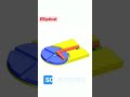Elliptical Trammel Piston Mechanism in Solidworks | #SHORTS #YOUTUBESHORTS