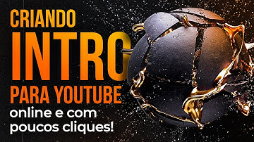 Como criar VINHETA para canal no YouTube e Intro para vídeos no site Renderforest | SIMPLES E FÁCIL!