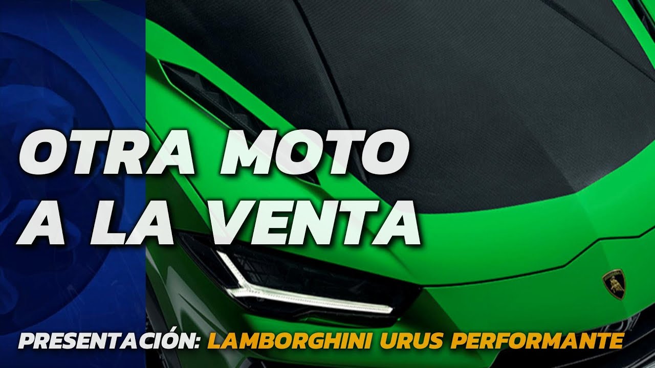 Lamborghini Urus Performante: otra moto a la venta - YouTube