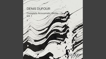 Allégorie, Op. 083 (1995) Allegory: Lumière Évanouie