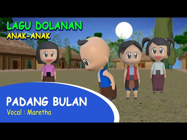 Lagu Dolanan Anak-Anak | Padang Bulan | Maretha | Animasi class=