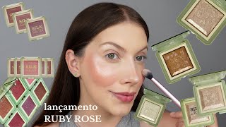 I TESTED the new SILK SKIN LINE from RUBY ROSE | Ruby Rose Cream Blush and Baked Mosaic Highlighter