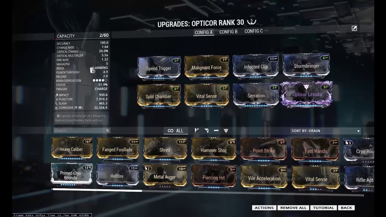 Warframe Opticor Build For Eidolon Warframe Opticor Build For Eidolon
