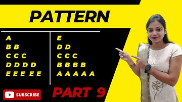 Pattern in java | Triangle  pattern | ASCII Pattern | Pattern by using nested loop | Pattern Part 9
