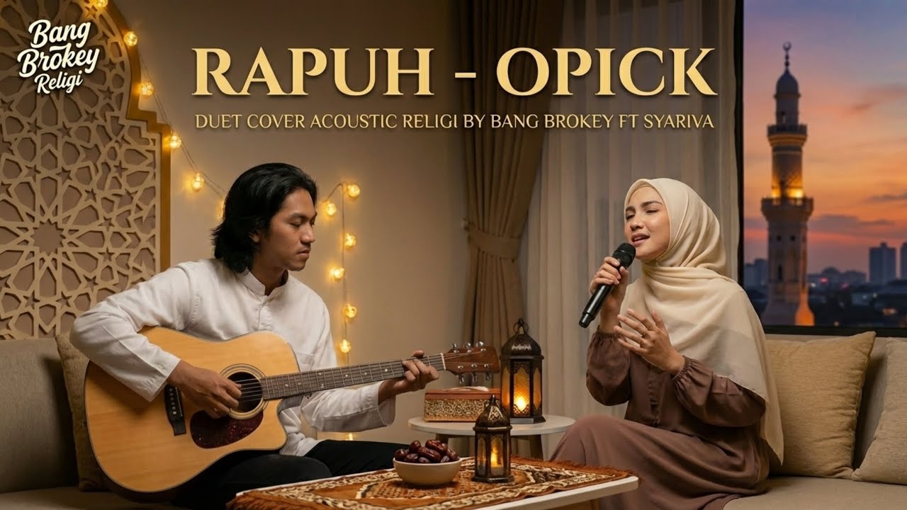 DUET MENYAMBUT RAMADHAN | RAPUH - OPICK | Syariva ft. Bang Brokey (Acoustic Religi Cover)