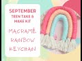 PCPL Virtual Teen Program: Macramé Rainbow Keychain