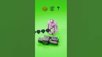 Iron Golem The Hero Satisfying 3d Fluid and Cloth Simulation | Evil Villager and Steve!
