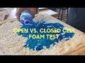 Water Testing Spray Foam Insulation