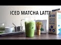 ICED MATCHA LATTE RECIPE | Gloria Sky