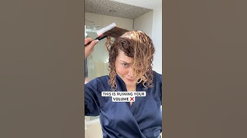 2 WAYS TO USE YOUR BRUSH FOR ROOT VOLUME ON CURLY HAIR