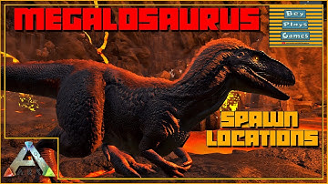 ARK: The Island | Best MEGALOSAURUS Spawn Locations!