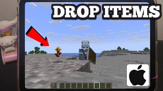 How To Drop Items In Minecraft On iPad screenshot 1