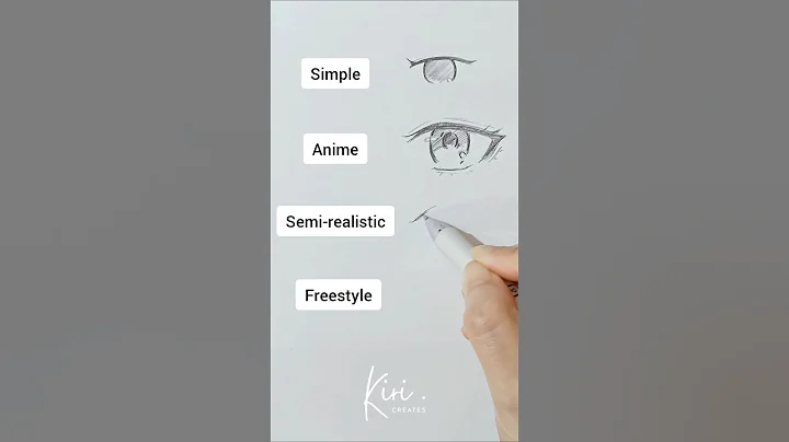 How to draw anime eyes - different art styles #howtodrawanime #shorts #draw