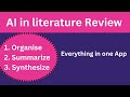 How to use AI in literature review| Leteral for research| Write literature review with AI
