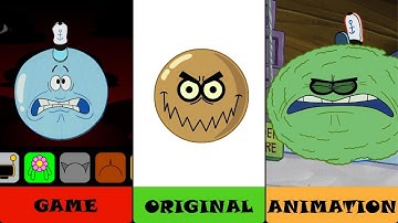 My New Sprunki OC: Dirty Bubble (from SpongeBob SquarePants) Game Vs Original Vs Animation