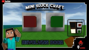⬜Mini block craft 3d || how to make an electric switch in mini block craft