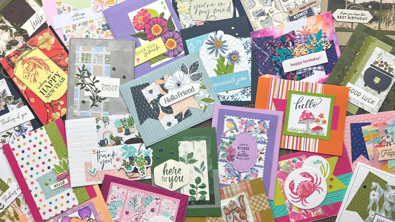 50+ Cards with Back Pocket Card Layouts | The Great, Big Card Swap: February 2026, Part 2