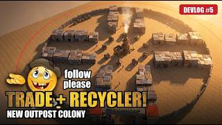 I Built a Colony Outpost with Trading & Recycling! | Spaceland Survival Devlog #5