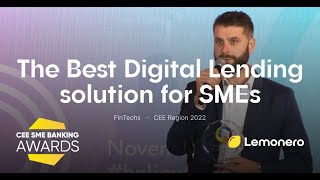 Lemonero - The Best Digital SME Lending Solution among Fintechs in the CEE for 2022