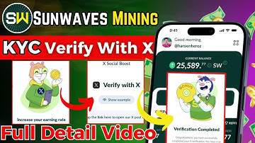 Sunwaves Verify With X ✅ | Sunwaves KYC | Sunwaves KYC Verification | Sunwaves Twitter KYC