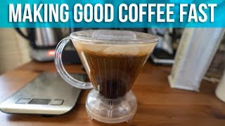 Making Good Coffee Fast With A Clever Dripper