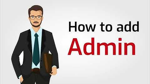 Realtime RS9N - How to add admin in Realtime RS9N?