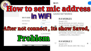 How to add Nokia WiFi Router Mac Address || Add After Not Connect WiFi || Mac set but show saved